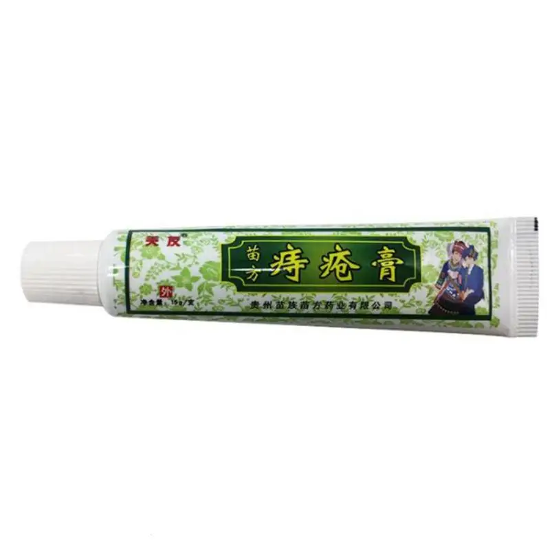 1pcs Hemorrhoids Ointment Plant Herbal Materials Powerful Cream Internal Piles External Anal Fissure U2 | Красота и здоровье