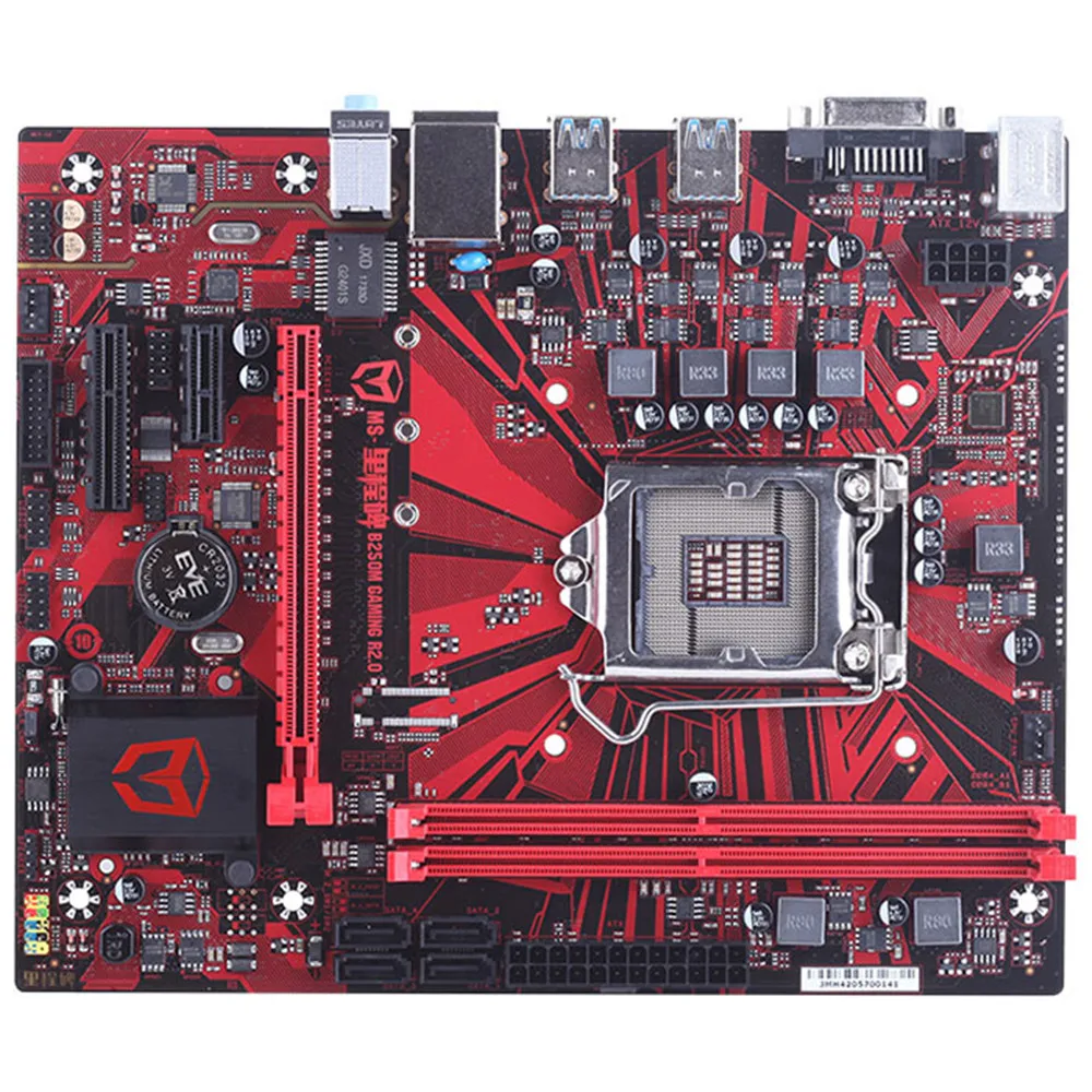 Оригинальный MAXSUN B250M игровой R2.0 Материнская плата Intel SATA3.0 USB3.0 двухканальный DDR4