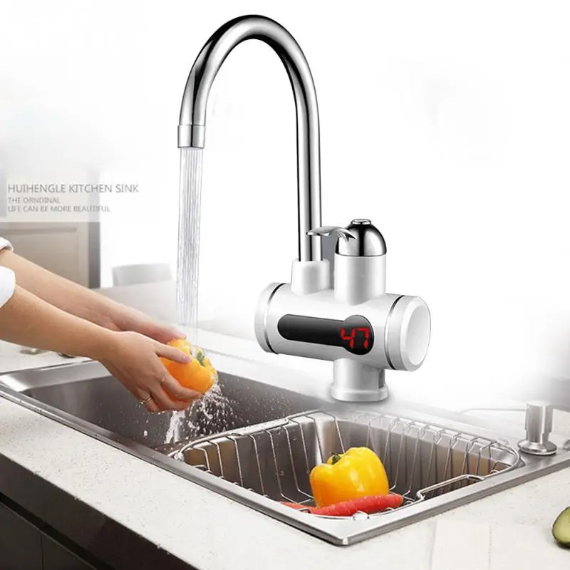 Электрический мгновенный горячий Проточный Нагреватель кран три секунды