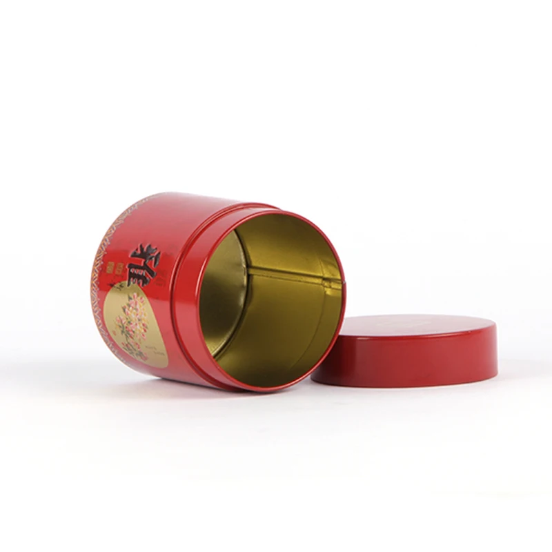 

Xin Jia Yi Packaging Small Tins Roun Shape Tin Cans for Sale Metal Container With Lid Hot Sale New Design Metal Boxes