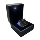 Цветная призма, 6-гранный световой куб светильник вым коробком, Цветовая Призма квадратных призматических линз из оптического стекла