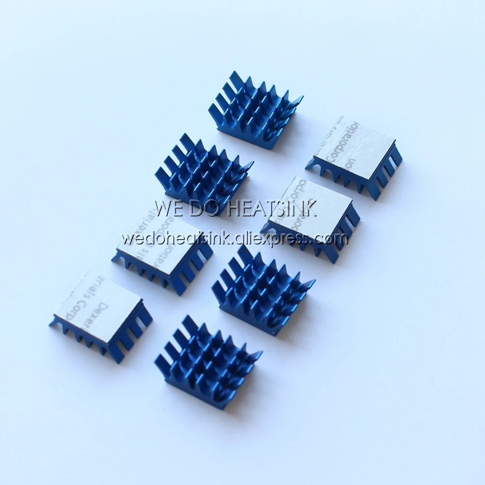 20 шт. алюминиевые радиаторы с двусторонней лентой 13x14x6 5 мм|heat sink|heat cooleraluminium sink |