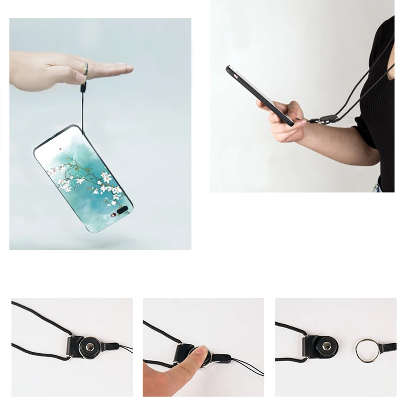 Cartoon Case Huawei Y9 2019 Y6 prime 2018 For Honor 10 9 Lite 8x 7c Pro Phone Cases With Ring Cord |