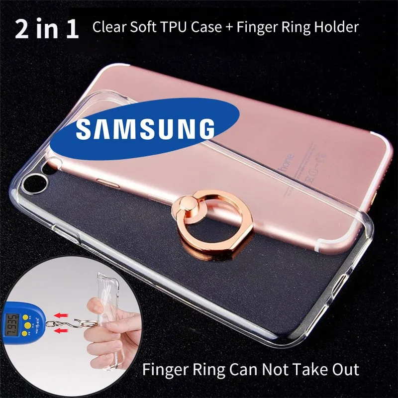 Phone Bag Cover For Samsung Galaxy S10 S9 S8 A80 A70 A60 A50 A40 A30 A20 A10 A10s M30 M20 M10 5G Note 10 9 8 Case TPU Clear Ring | Мобильные