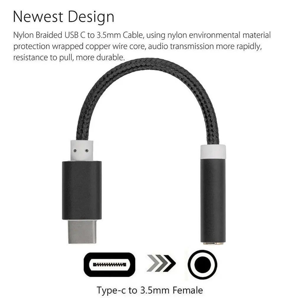 USB C 3 1 Тип до 5 мм разъем для наушников Aux Кабель адаптер S8 S9 LG G5 G6 G7|Кабели USB| |