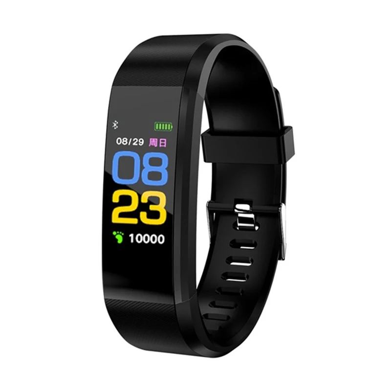 115plus смарт-Браслет фитнес-трекер счетчик шагов Smartband анти-потерянный напоминание