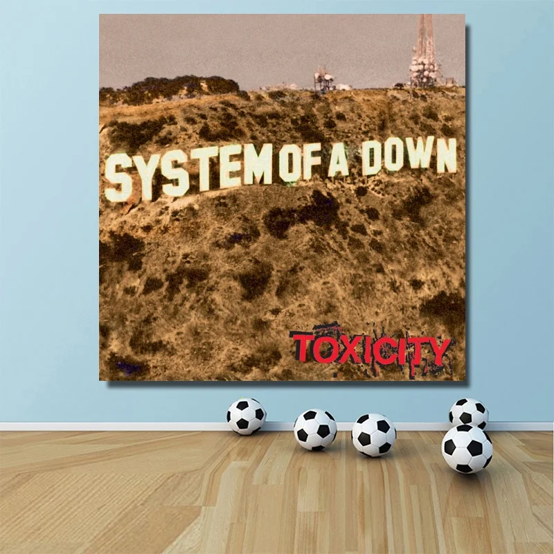 Альбомная обложка System of A Down музыкальный плакат печать на холсте настенное