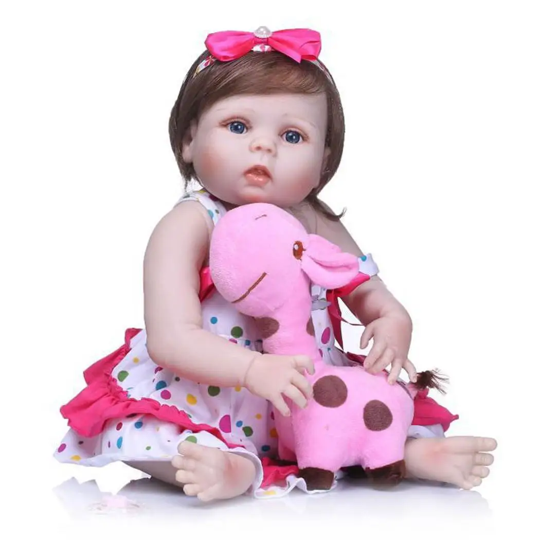 NPK 22' Newborn Dolls Lifelike Reborn Babies Full Body Silicone Vinyl Bebe Christmas Gift For Girls Realistic Children Toy | Игрушки и