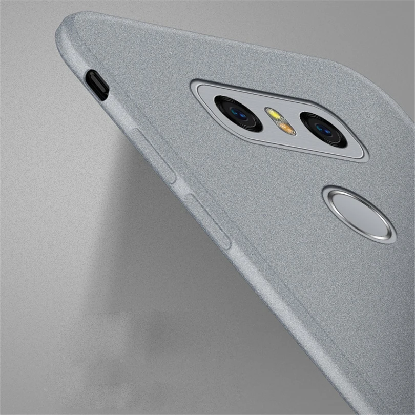 Силиконовый ТПУ Матовый чехол с песчаником для LG G4 G5 G6 G7 Q6 Q8 V30 противоударный