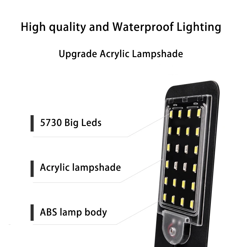 LED аквариумное освещение рыбный зажим для бака on Grow Light 3 Вт/5 Вт/10 Вт/15 Вт водные