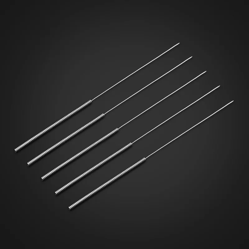 Акупунктурная игла с плоской ручкой HuaTuo разных размеров без трубки