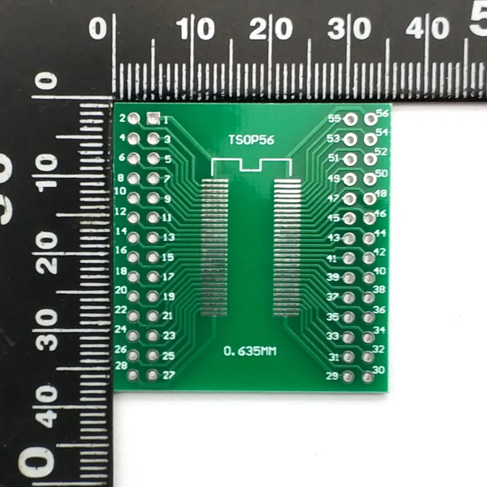 5 шт. TSOPII TSSOP56 SOP56 плата преобразования 0 635 мм/0 8 мм Шаг SDRAM адаптера|Запасные части| |