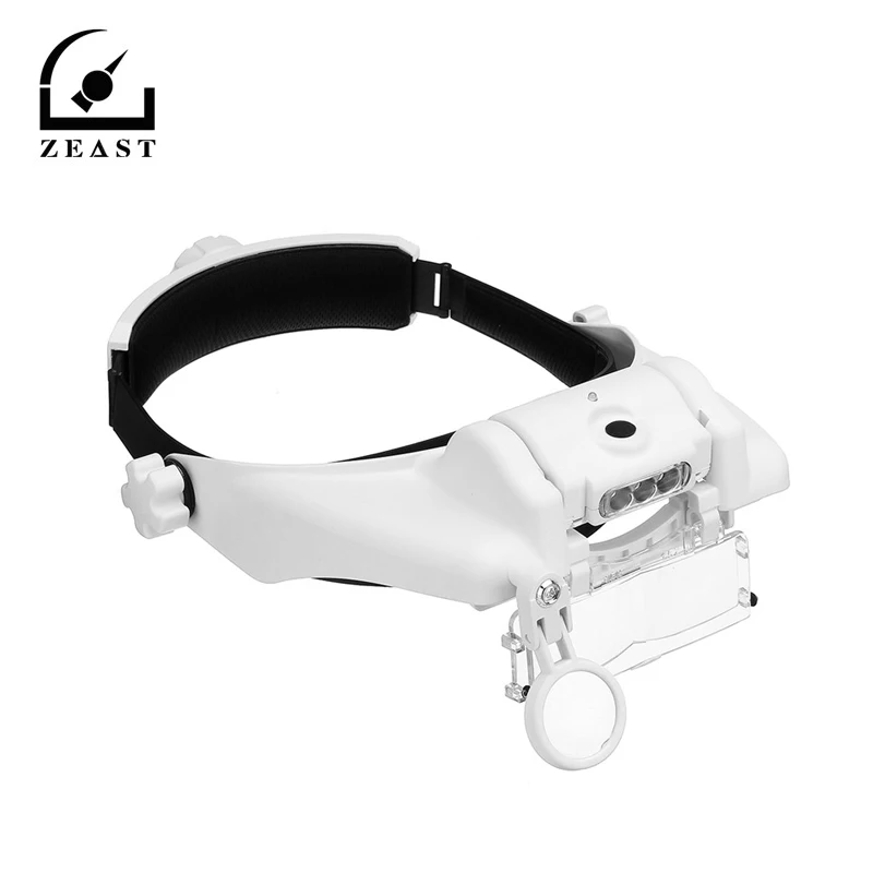 

ZEAST MG81000-SC 3LED подсветка Лупа с 3 линзами 6 множеств с функцией USB зарядки Новинка