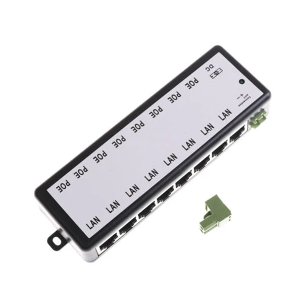 8 портов PoE сплиттер инжектор для CCTV сетей камера питания через Ethernet GDeals |