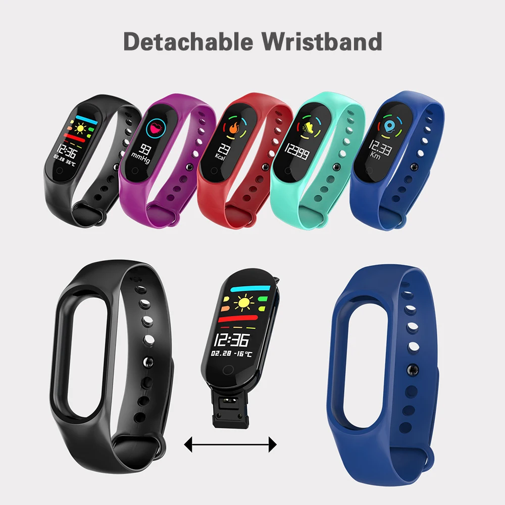 M3S Smart Wristband Fitness Tracker Sports Bracelet Life Waterproof Blood Pressure Heart Rate Monitor Band | Электроника