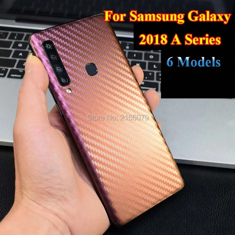 3D градиентная задняя панель из углеродного волокна для Samsung Galaxy A6s A7 A8 Plus A8s A9 2018 A9s
