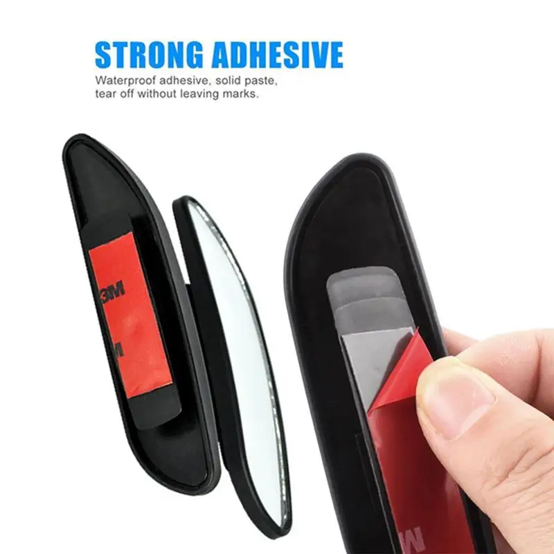 2 шт. зеркало для слепых пятен широкий угол регулируемая выпуклая заднего вида