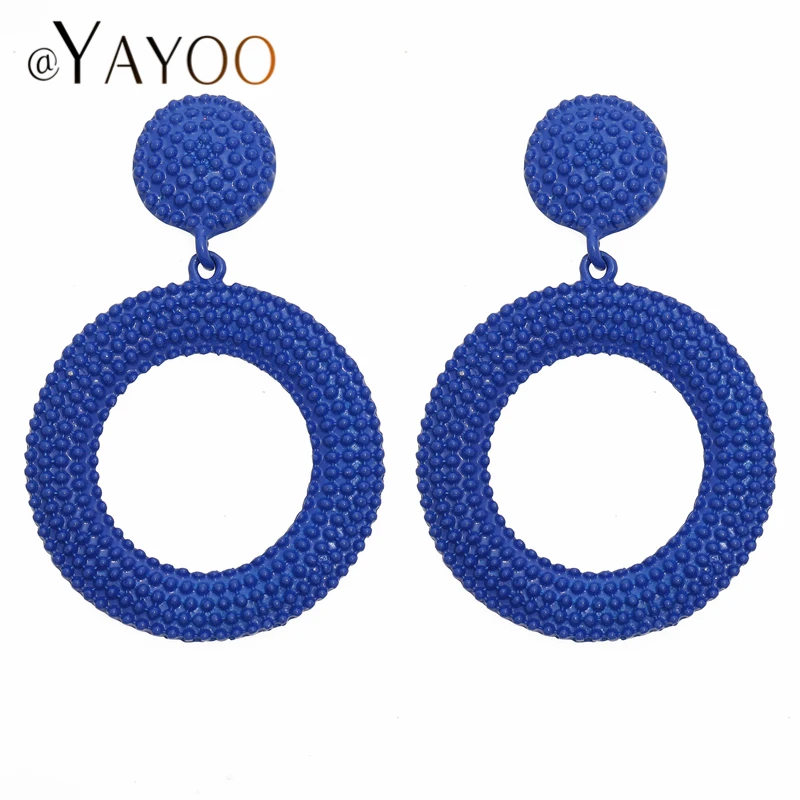 Круглые модные серьги для женщин большие богемные женские свадебные шармы