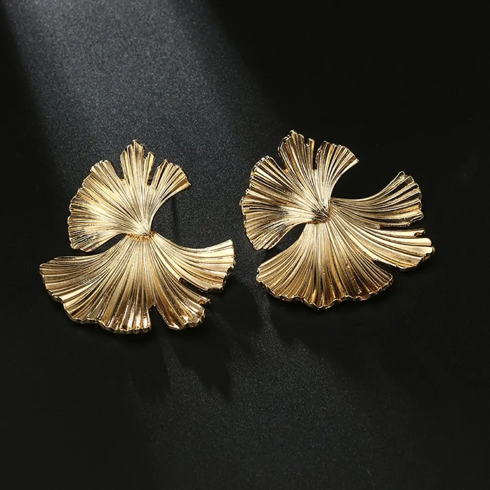 GENBOLI Women's Fashion Drop Earrings Metal Leaf Ear For Women Party Jewelry Gifts | Украшения и аксессуары