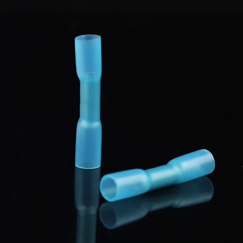 50 шт. термоусадочный соединитель BHT2 16 14AWG 1 5 2 мм2|crimp terminal|heat shrink butt spliceheat |