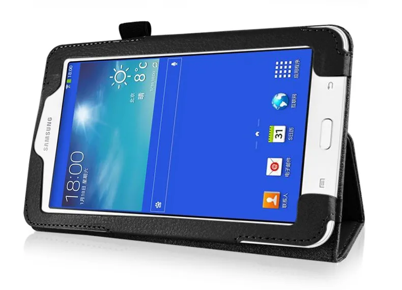 Кожаный чехол из искусственной кожи для Samsung Galaxy Tab E Lite 7 0 Φ подставка 3 lite Φ|Чехлы