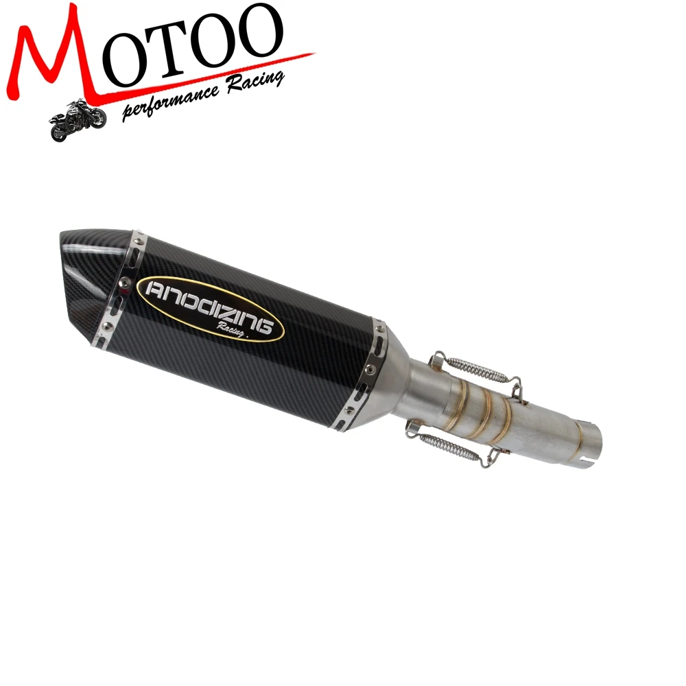 Выхлопная система мотоцикла без шнуровки средней трубы для HONDA CBR500R CBR400R CB500F CB500X