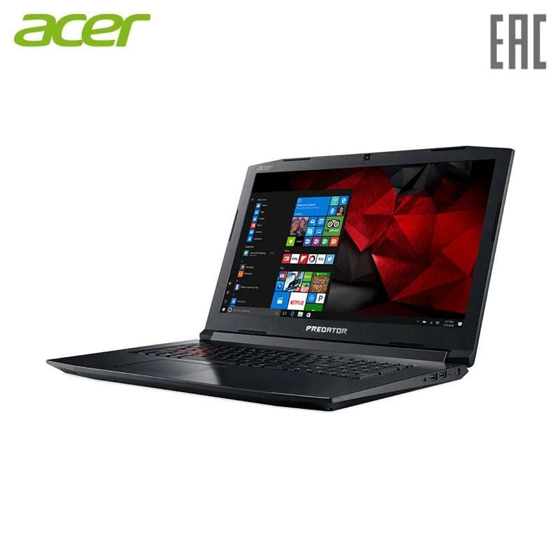 Ноутбук Acer Helios 300 PH315 51 7280 Intel Core i7 8750H/16GB/1TB+128GB SSD/No ODD/15.6&quot FHD IPS/GTX 1050Ti 4GB/WiFi+BT/Win 10 Home/Black
