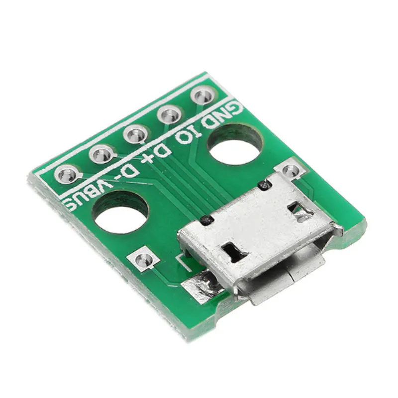 LEORY Micro USB Для Dip гнездо B Тип микрофона 5P патч для погружения с адаптером пайки