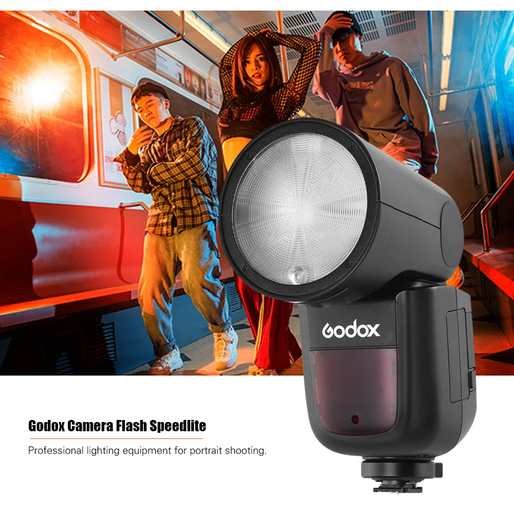 Профессиональная Беспроводная вспышка Godox V1S 2 4G для камеры Sony A7RII A7R A58 A7RIII A7R3