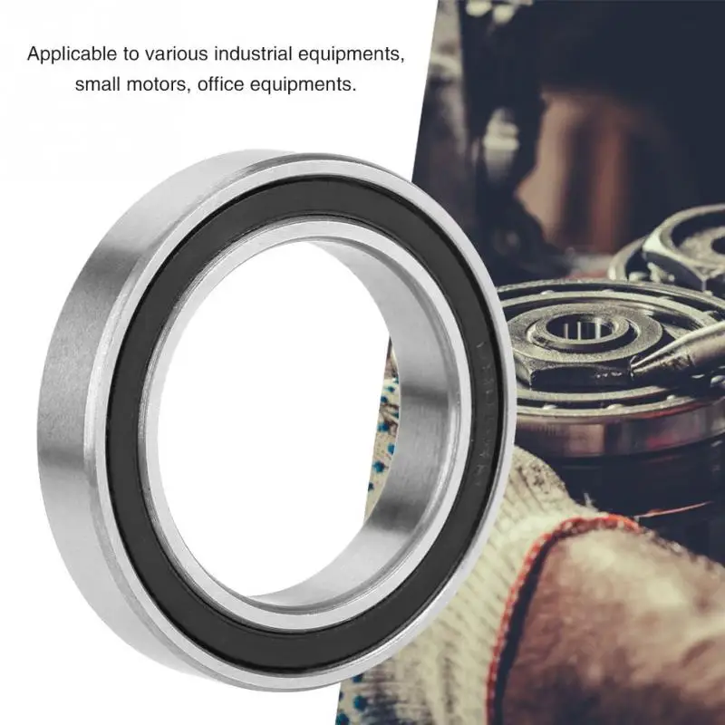 10Pcs 15x24x5mm 6802-2RS Double Sided Rubber Sealed Bearing Single Row Deep Groove High Speed Ball Bearings for 15mm Shaft/Rod |