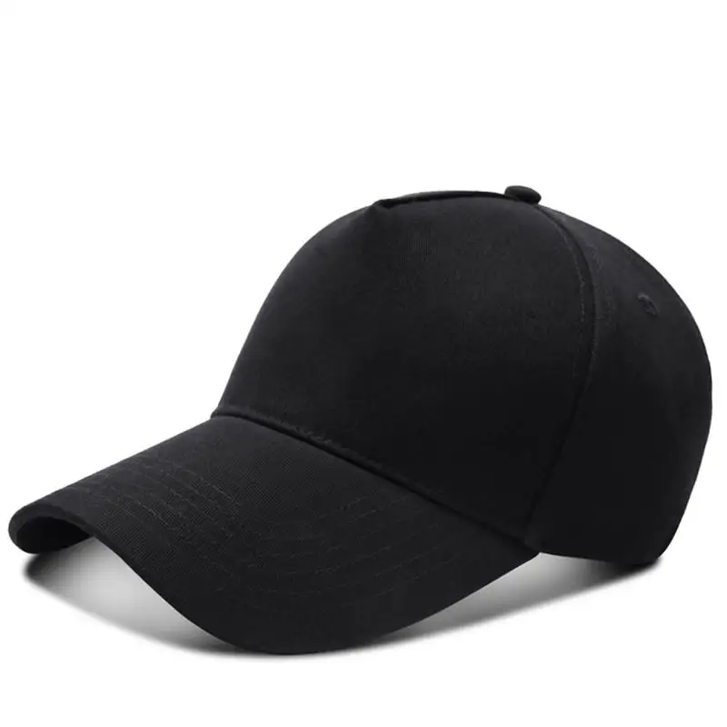 Unisex Cotton Cap Outdoor Black Baseball Caps All-Match Sports Casual Sun Hat For Men Women | Спорт и развлечения