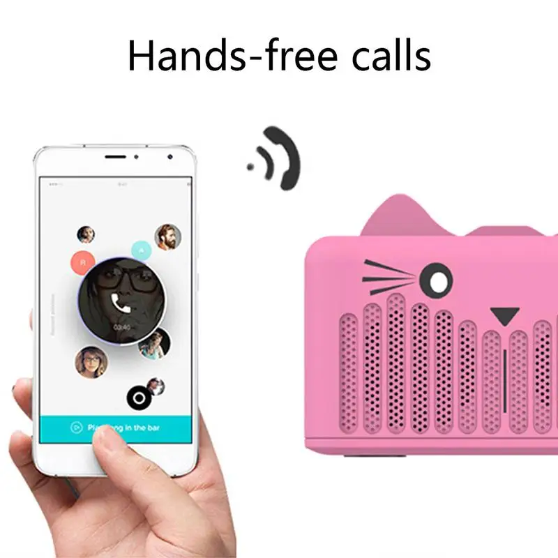 Беспроводной мини динамик для домашних животных с Bluetooth и мощным звуковым