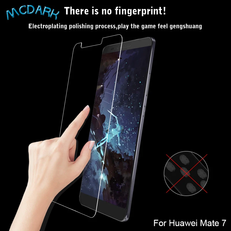 Переднее стекло для Huawei Ascend Mate 7 защитная пленка экрана заменяемая 8 простота