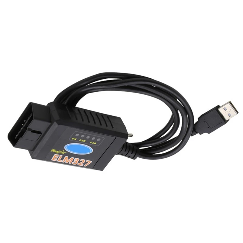 Elm327 Usb V1.5 Obd2 25K80 чип Автомобильный диагностический инструмент обновленная