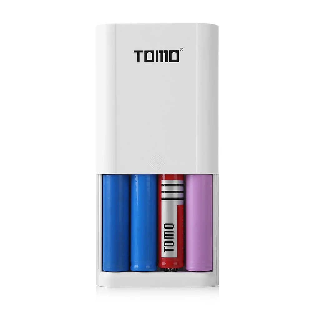 TOMO S4 умное зарядное устройство 18650 литий-ионная батарея DIY power Bank type-c/Micro/8 pin вход