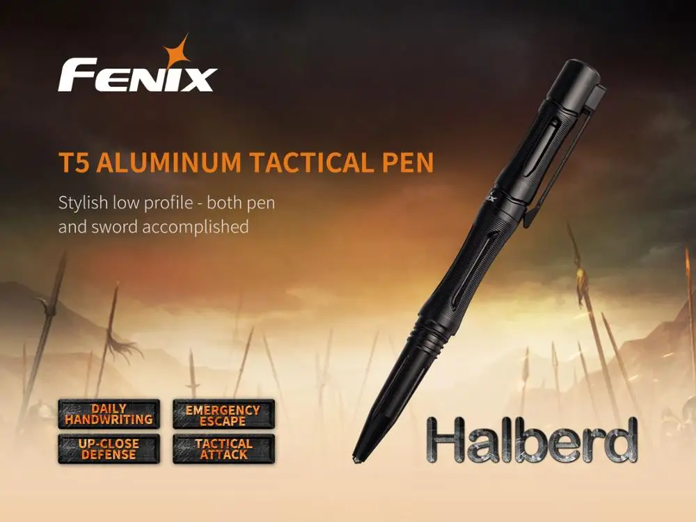 Новинка 2018 Fenix T5 это Изысканная тактическая ручка|Портативные осветительные