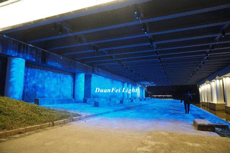 4 шт. высокомощное наружное ландшафтное украшение водная волна led освещение