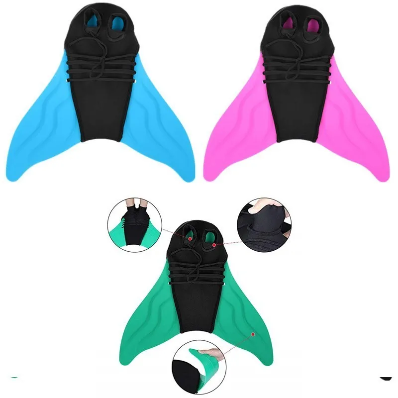 2019 Новый Плавание ming плавники тренировочная моноласта Русалка плавник стопы