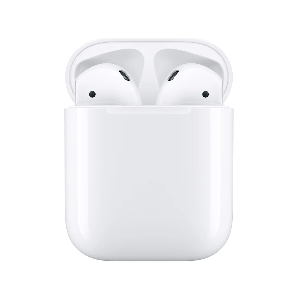 Оригинальные Apple AirPods 2nd с зарядным чехлом беспроводные Bluetooth наушники стерео
