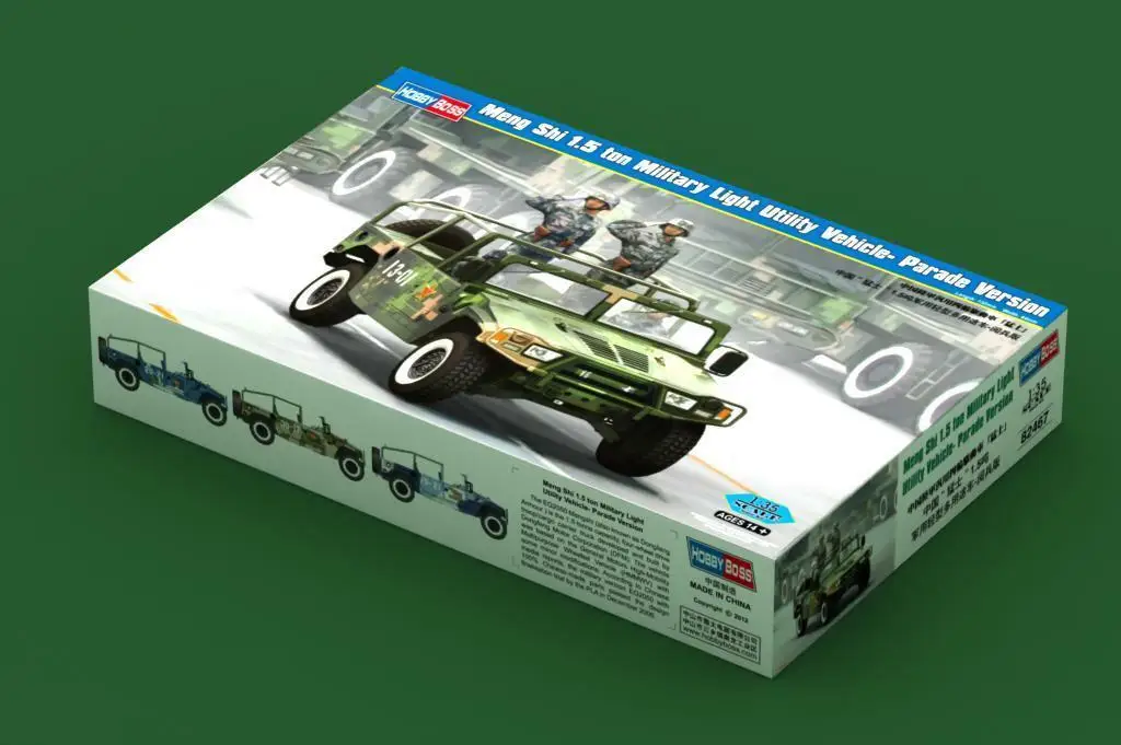 

Модель военного легкого внедорожника Hobbyboss 1/35 82467 Meng Shi 1,5 тонн