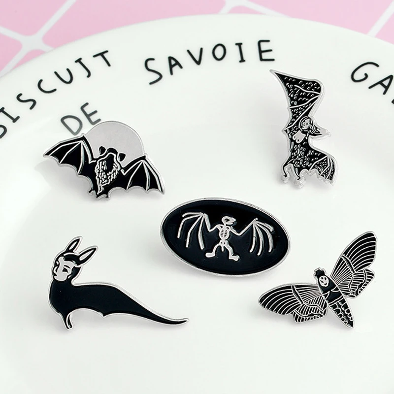 1 шт. джинсовые джинсы эмалированные булавки сумка отворот панк женская мужская