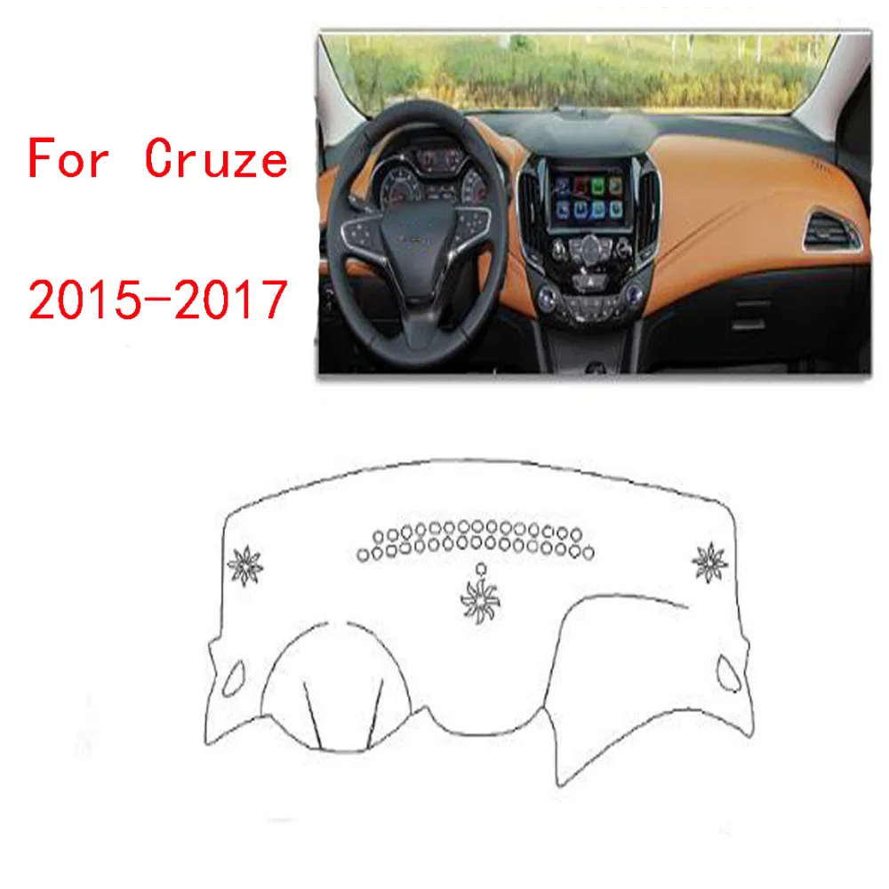 Dongzhen For Chevrolet Cruze 2015-2017 Car Dashboard Cover Avoid Light Pad Instrument Platform Dash Board | Автомобили и