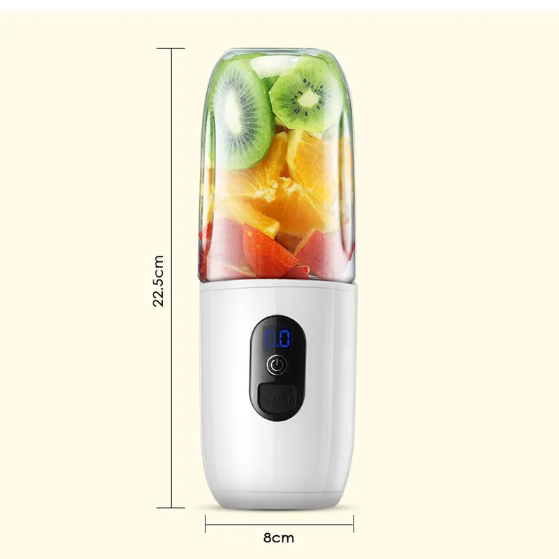 Электрическая соковыжималка для смузи перезаряжаемая по USB портативный блендер