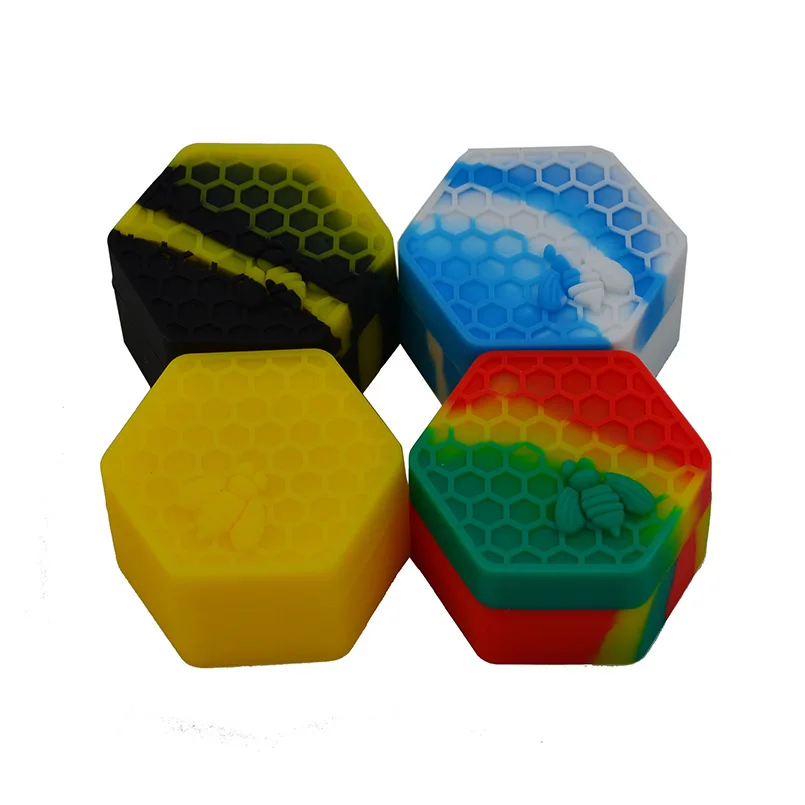 10 шт. 26ml Bho бутан силиконовая восковая емкость с шестигранной головкой