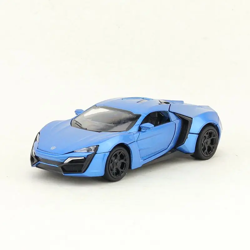 1:32/литая модель игрушечного автомобиля/Lykan Hypersport Super Sport/Pull Back/открывающиеся
