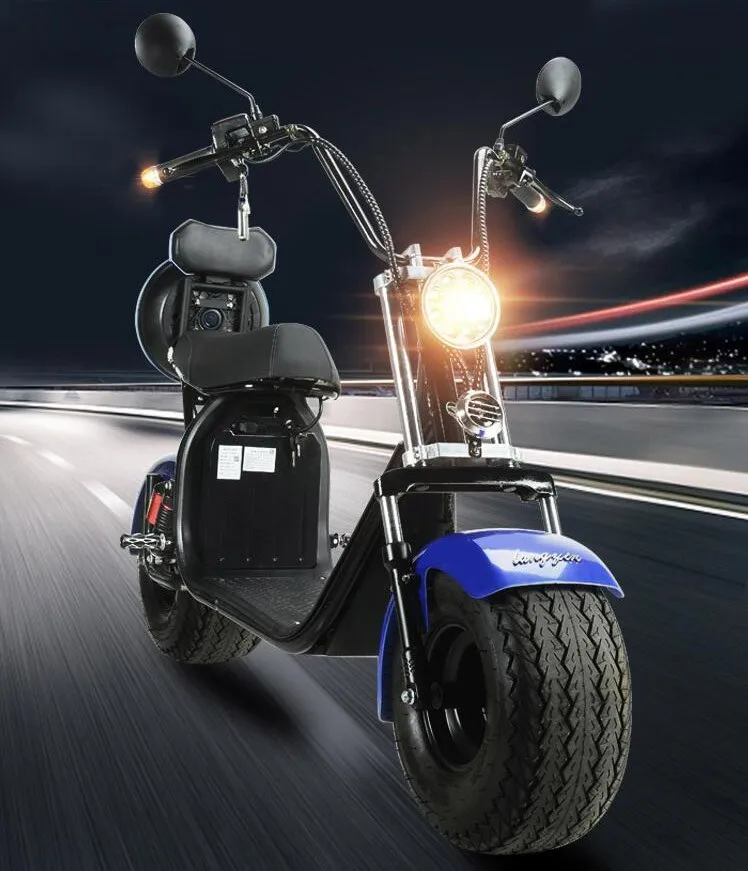 Новый тип электрического велосипеда Harley Lightning с двухколесными съемными