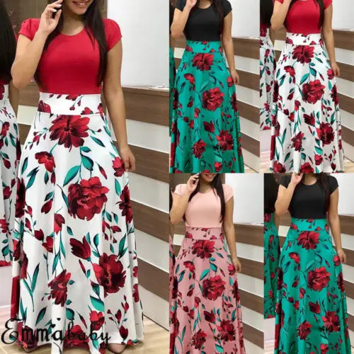 Большие размеры женские длинные рукава Цветочные Boho вечерние облегающие Мини