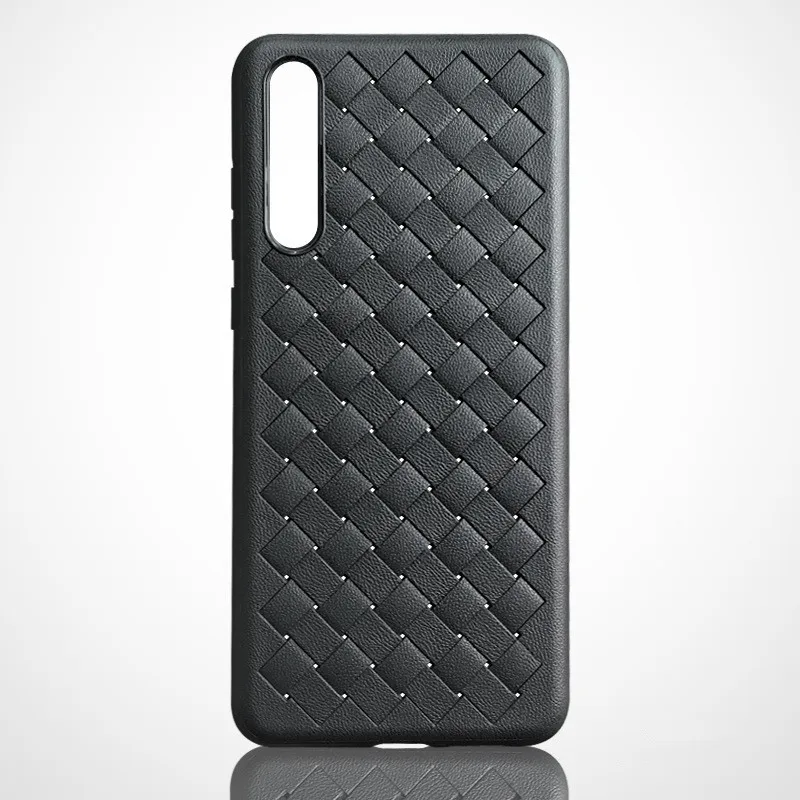 For Huawei P20 Lite Y3 Y5 Y6 Y7 2017 Mate 10 20 Honor 8X Nova 3i Grid Woven Pattern Soft TPU Ultra Slim Breathable Phone Case | Мобильные
