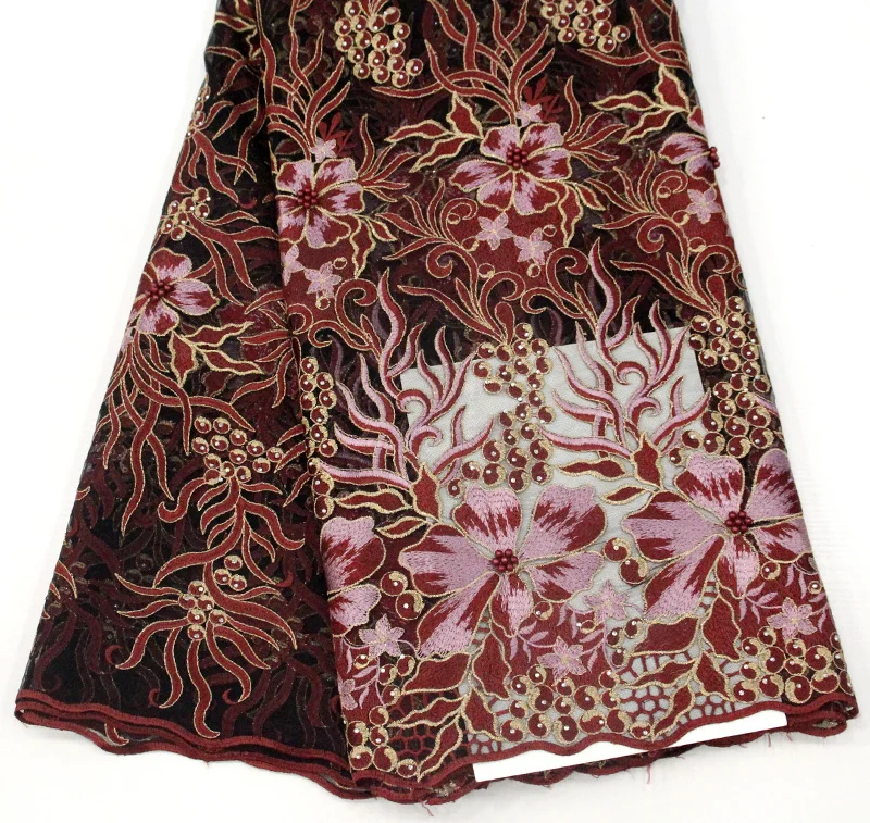 Африканская кружевная ткань 2019 высокое качество французское Тюлевое кружево