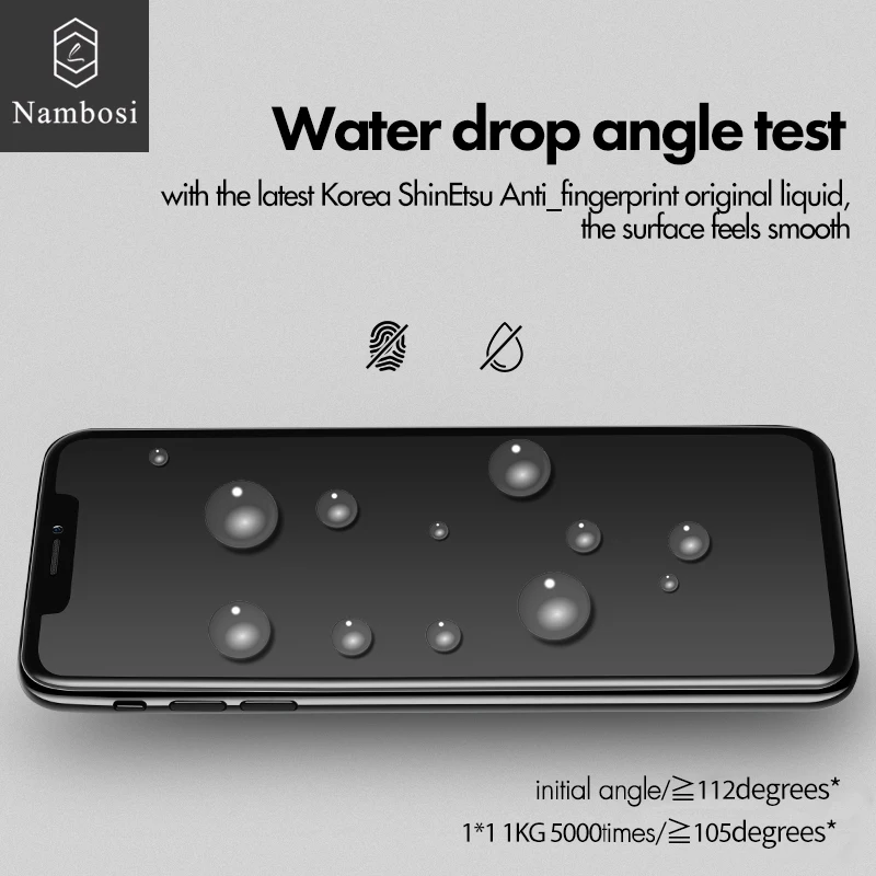 Nambosi 3D Защитная пленка для экрана iPhone 7 8 Защитное стекло plus plus|Защитные стёкла и